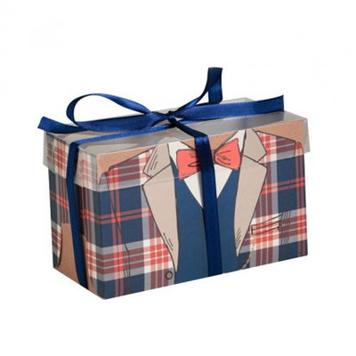 Коробка на 2 капкейка "Настоящему мужчине"