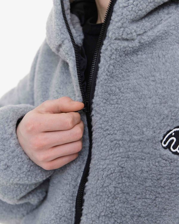 Куртка Comfy Sherpa SS23 Серая - фото 9