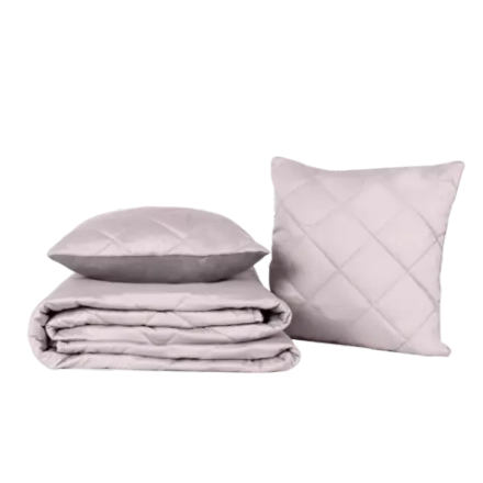 Покрывало + 2 наволочки BuyColor Песок/Роза