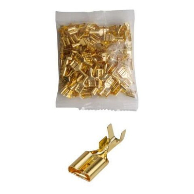 Клемма плоская 6.3мм (F) - 100 шт