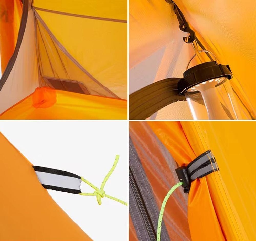 Палатка Naturehike Cycling (Spider) Si 1-местная, алюминиевый каркас, сверхлегкая, синяя, артикул NH18A095-D-1NBL.