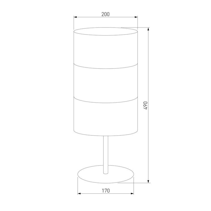 Настольная лампа TK Lighting 5059 Bogart White