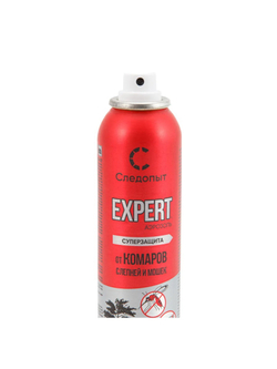 Репеллент СЛЕДОПЫТ EXPERT, 8 часов защиты от комаров, слепней и мошек