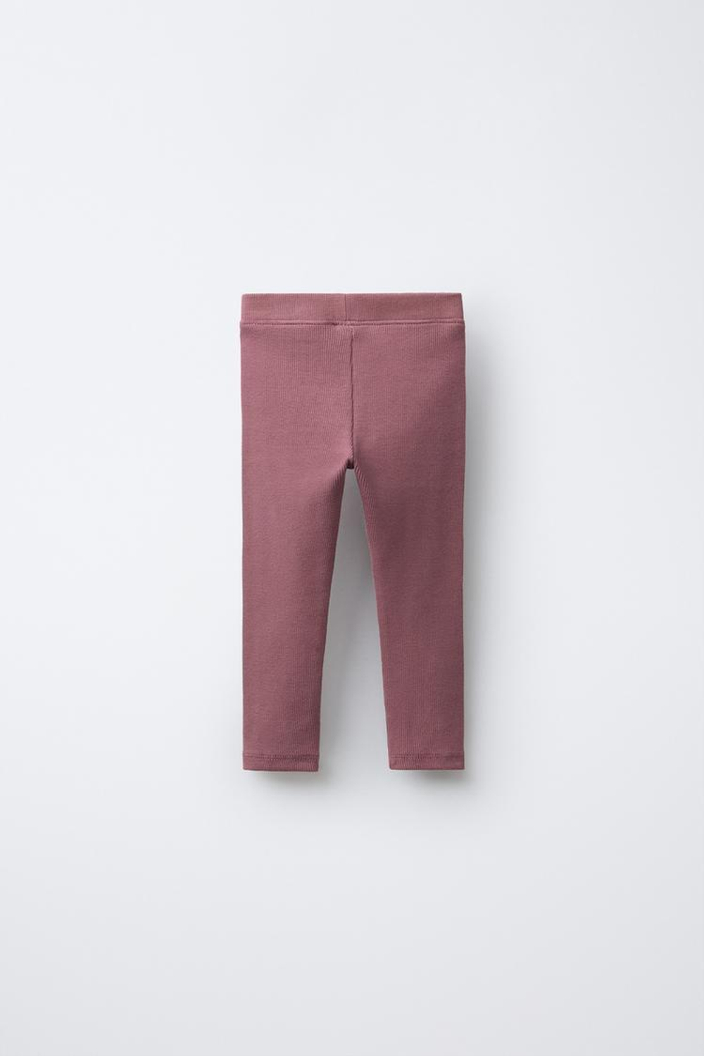 ZARA НАБОР ИЗ ДВУХ ЛЕГИНСОВ С ПРИНТОМ И ОДНОТОННЫХ, ТЕМНО-БОРДОВЫЙ