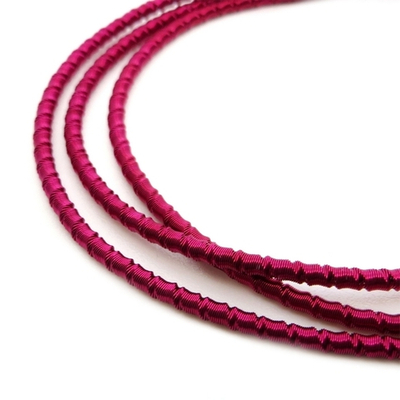 Канитель мягкая, фигурная KAN/LB, 2 мм, матовый, розовая фуксия