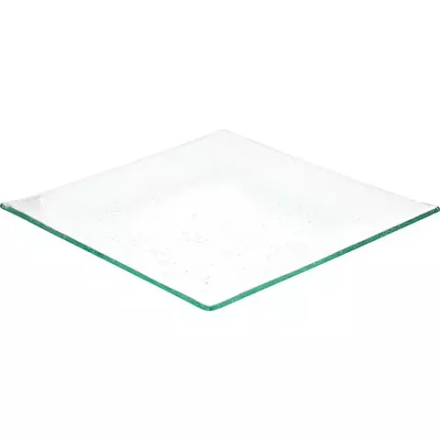 Салатник «Кьюбо» стекло 0,56л ,H=25,L=270,B=270мм прозр.,зелен