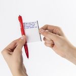 Ручка шариковая автоматическая Пифагор Шпаргалка, синяя, 0.7мм, ассорти, 1 шт.