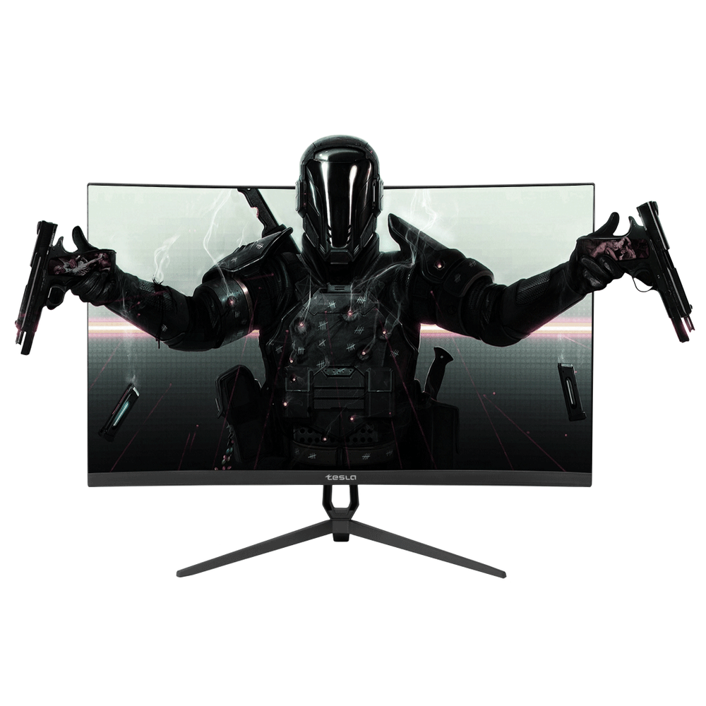 Монитор TESLA 27'' Q2722DFG, 2K, VA, 165Гц, Curved, чёрный, 8-bit, 2мс, 4000:1, 300 Кд/м2, HDR, HDMI, DP