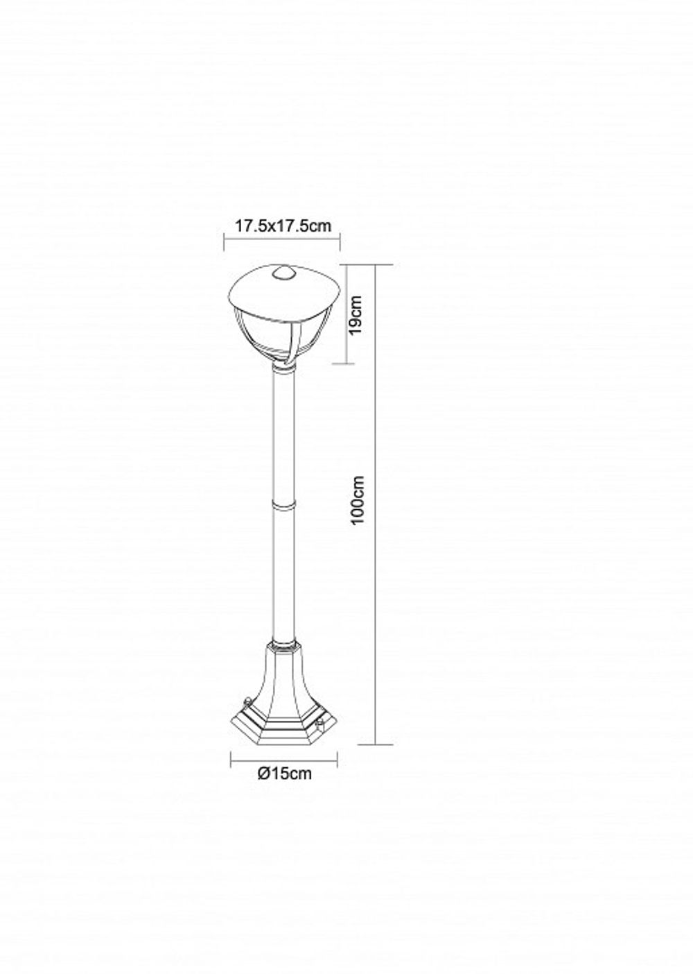 Наземный высокий светильник Globo Nollo 31993