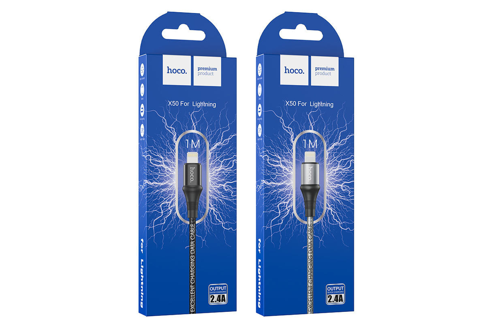 HOCO X50 Lightning USB  1m 2.4A