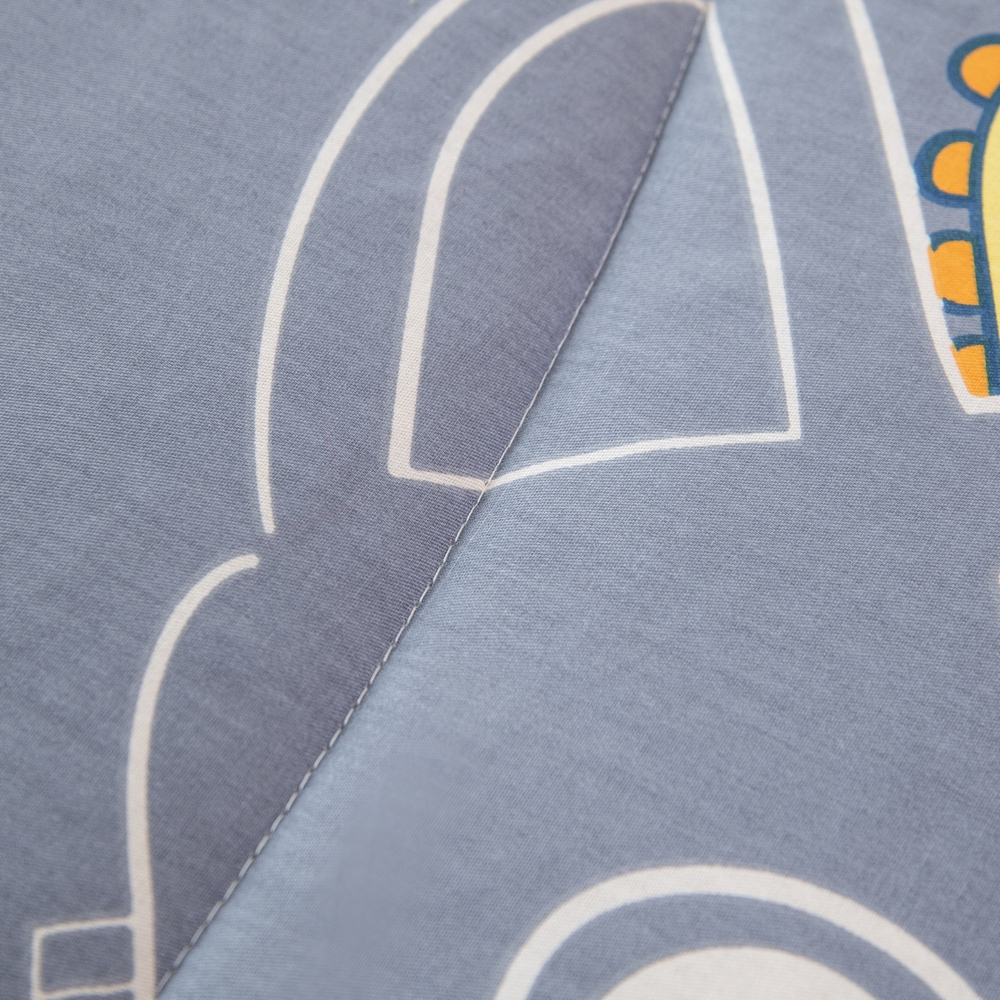 Постельное белье детское 160x80 Young на резинке, комплект с одеялом 100% хлопок OBKR021