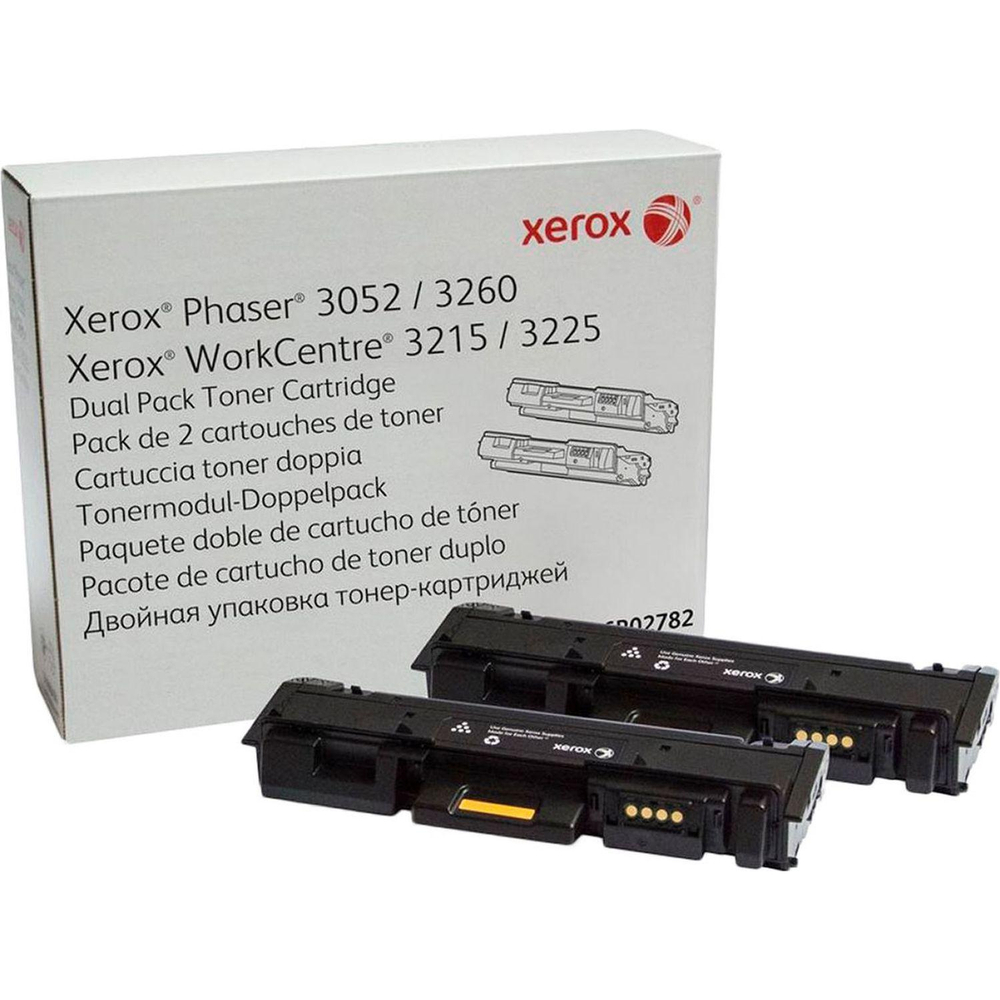 Картридж лазерный Xerox 106R02782 чер. для 3052/3260/3215/3225 (2шт/уп)