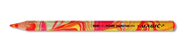 Утолщенный карандаш с многоцветным грифелем MAGIC, сочетание цветов FIRE