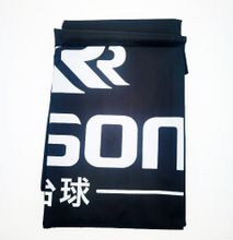 Покрывало для стола &quot;Rasson&quot; 8 ф (влагостойкое, серое, резинки на лузах)