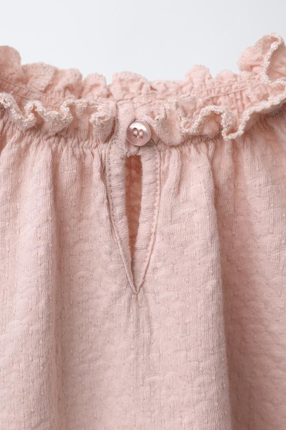 ZARA ОДНОТОННАЯ ФУТБОЛКА, РОЗОВЫЙ