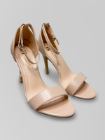 Босоножки Bai Sen Y275-7 однотонные на шпильке с застежкой по ноге