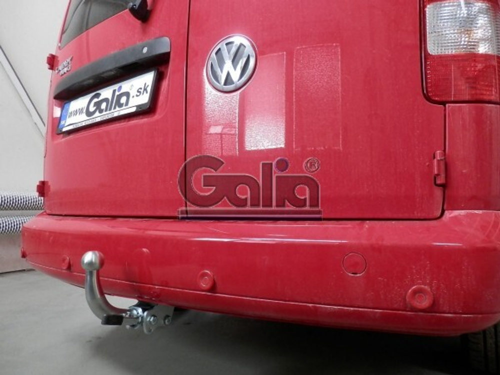 Фаркоп оцинкованный Galia V067A для Volkswagen Caddy 2004-(паспорт и сертификат в комплекте)(без электрики)