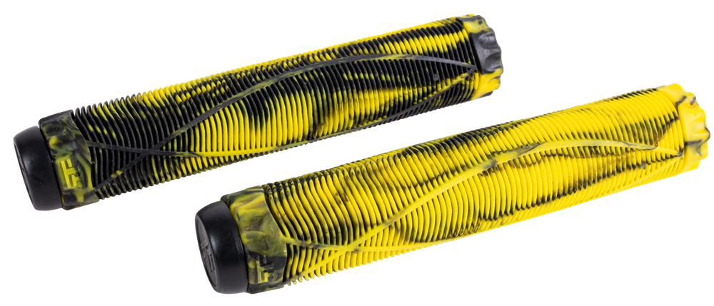 Грипсы Tech Team Fish  Yellow/Black 170mm