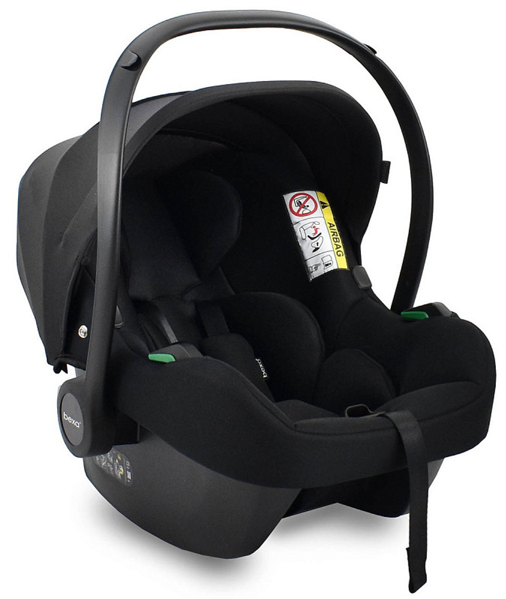 Детская коляска Bexa Ideal Eco 3 в 1 с автокреслом Avionaut Cosmo IE06 черный+т.серая кожа