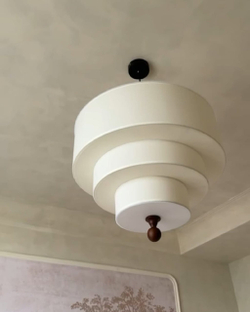 Люстры из текстиля в ретро стиле 🤍