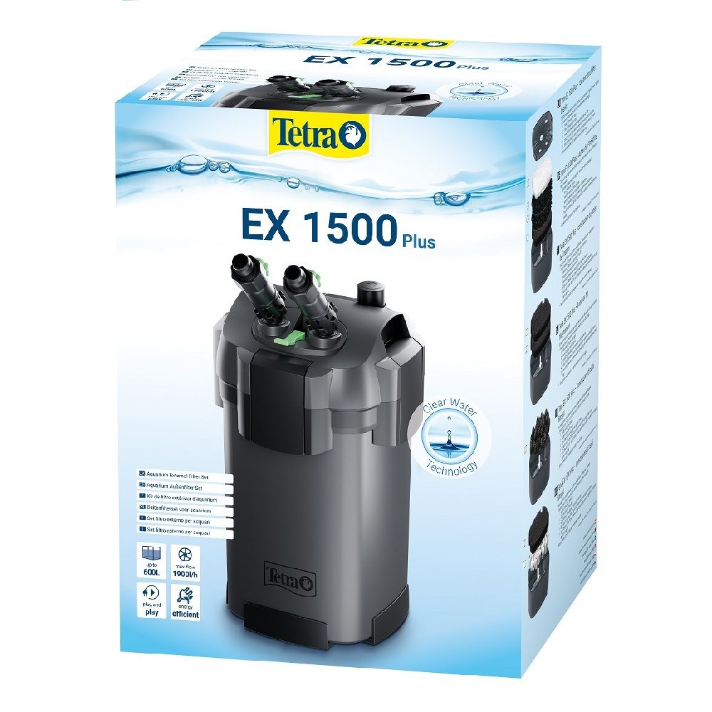 Фильтр внешний Tetra EX1500 plus, 1900л/ч, до 600 л