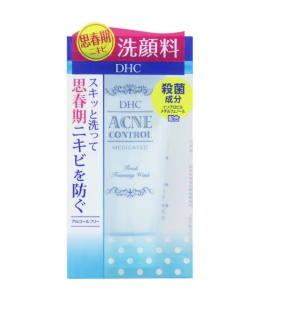 DHC Acne Control Foaming Wash - пенка для умывания подавляющая рост акне