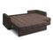 Диван угловой с оттоманкой Неаполь 1,6 - Velutto 23 шоколад/накладка венге