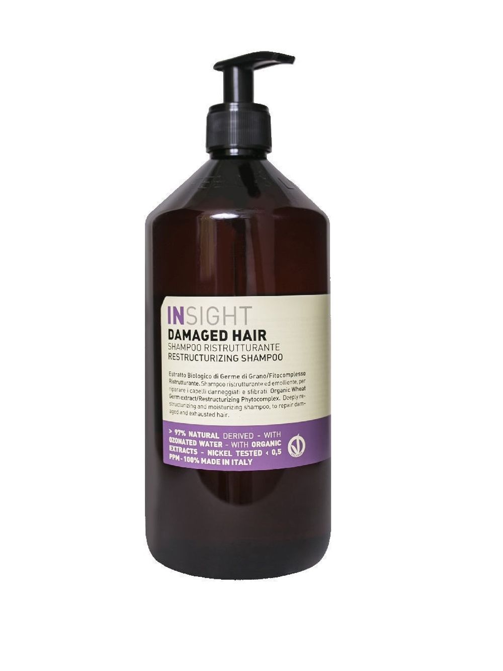 Шампунь для восстановления поврежденных волос INSIGHT Damaged Hair Restructurizing Shampoo 900 мл