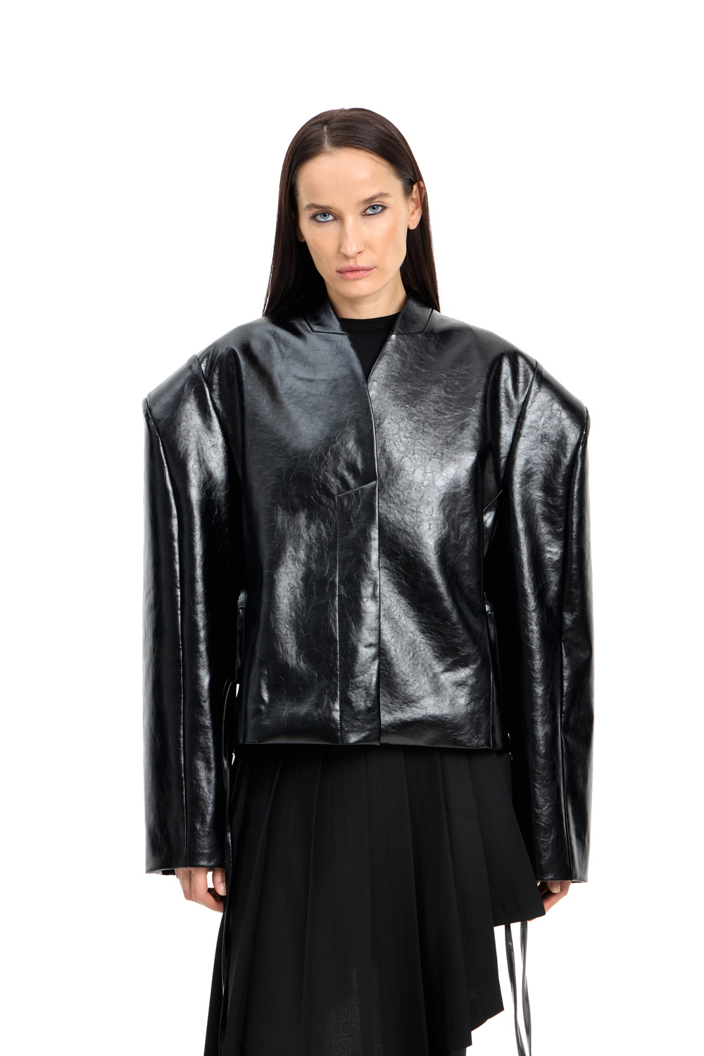 Куртка кожаная SAVAGE Black