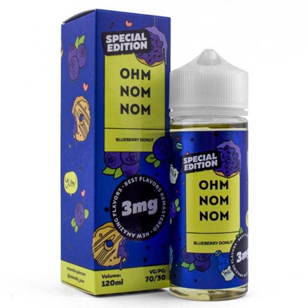 Купить Жидкость OHM NOM NOM SE - BLUEBERRY DONUT (120 мл)