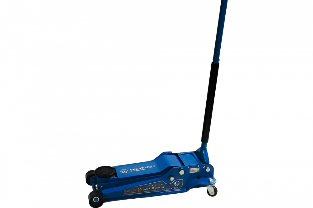 Подкатной домкрат 3.5т GW-035 Great Wolf низкопрофильный гидравлический, 95-552 мм