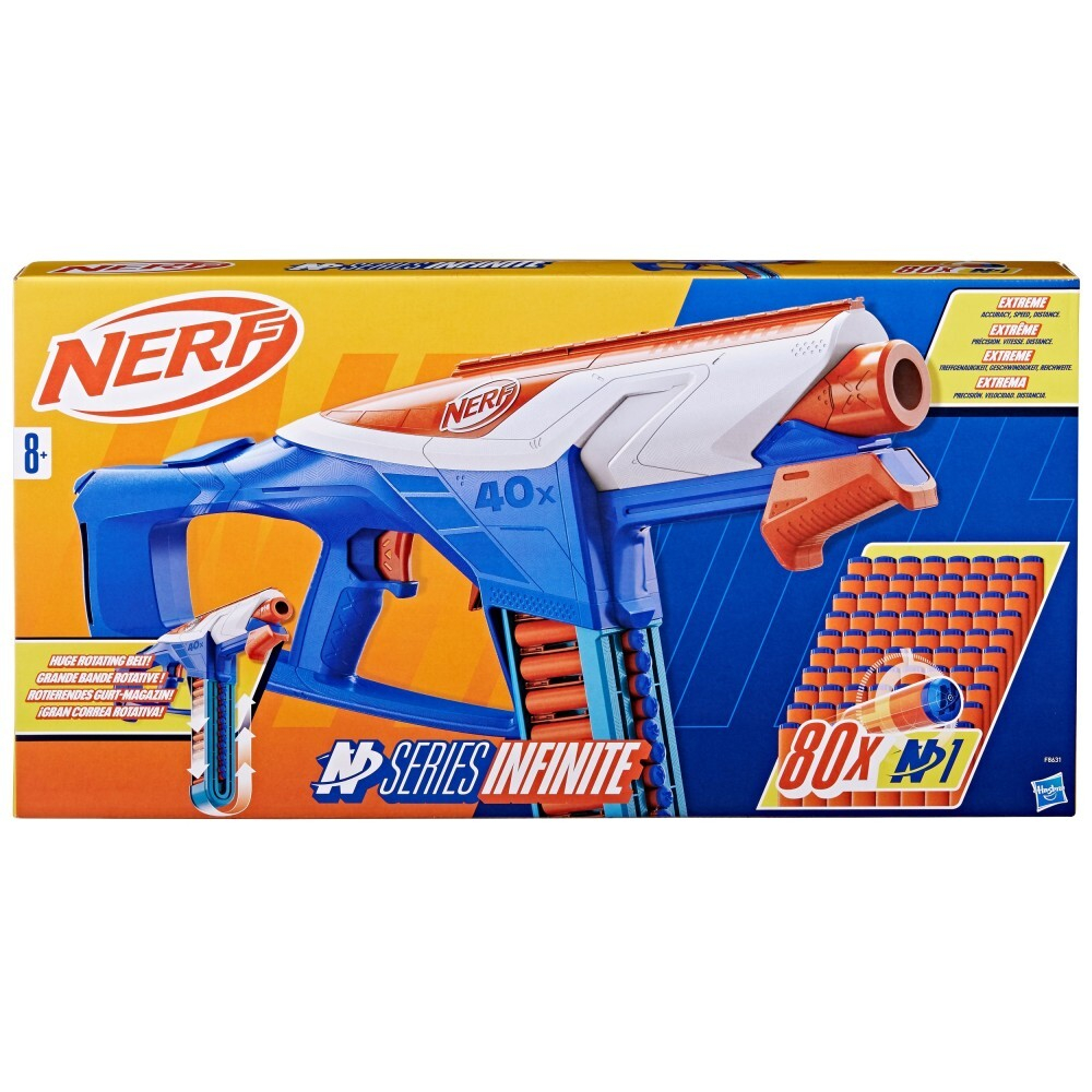 Hasbro Nerf N Series - Бесконечная пусковая установка бластера + стрелы F8631 / артикул   F8631  / GTIN 5010996254740