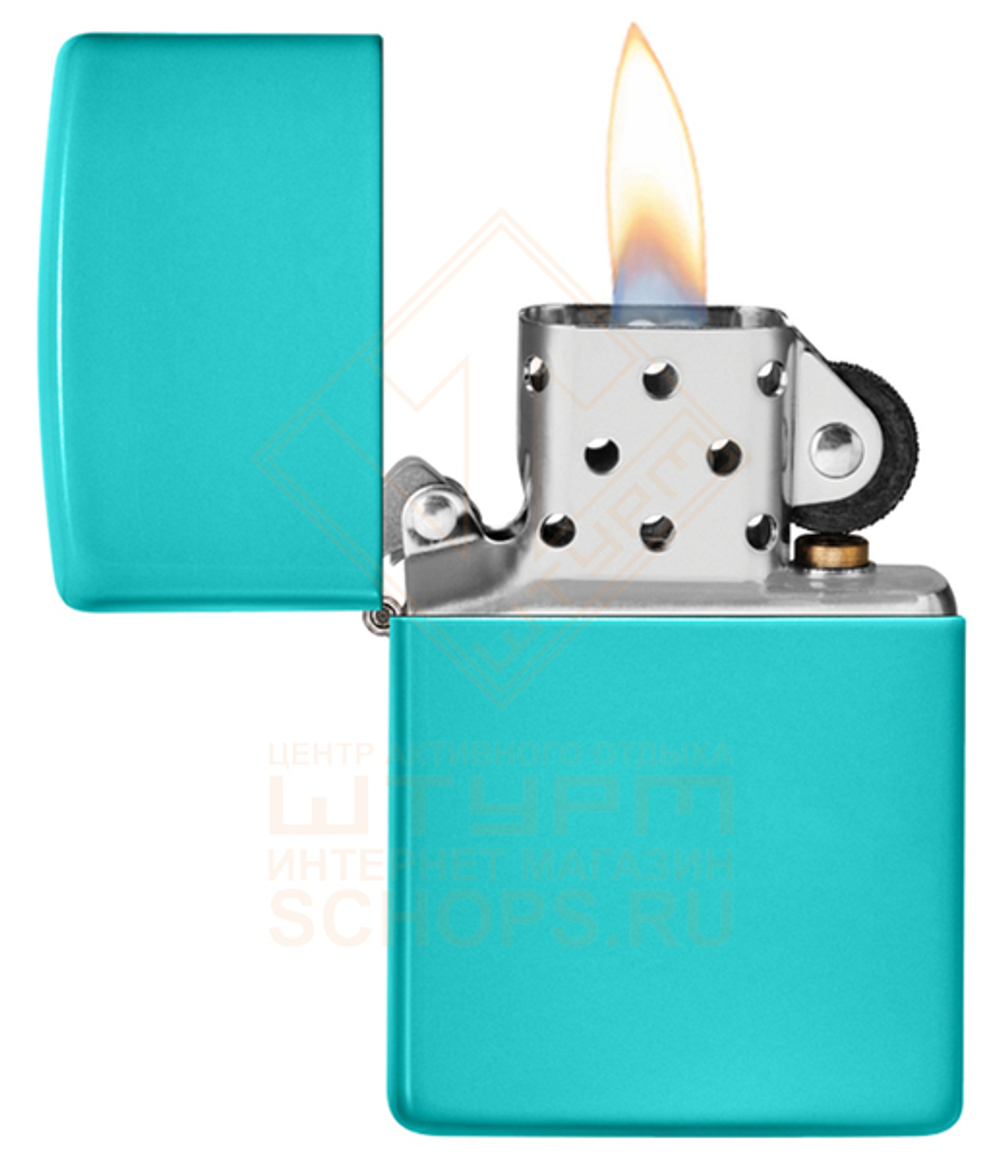 Зажигалка Zippo 49454 Классическая, Flat Turquoise