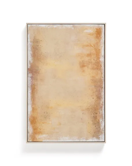 Абстрактная картина Selnar желтая 60 x 90 см