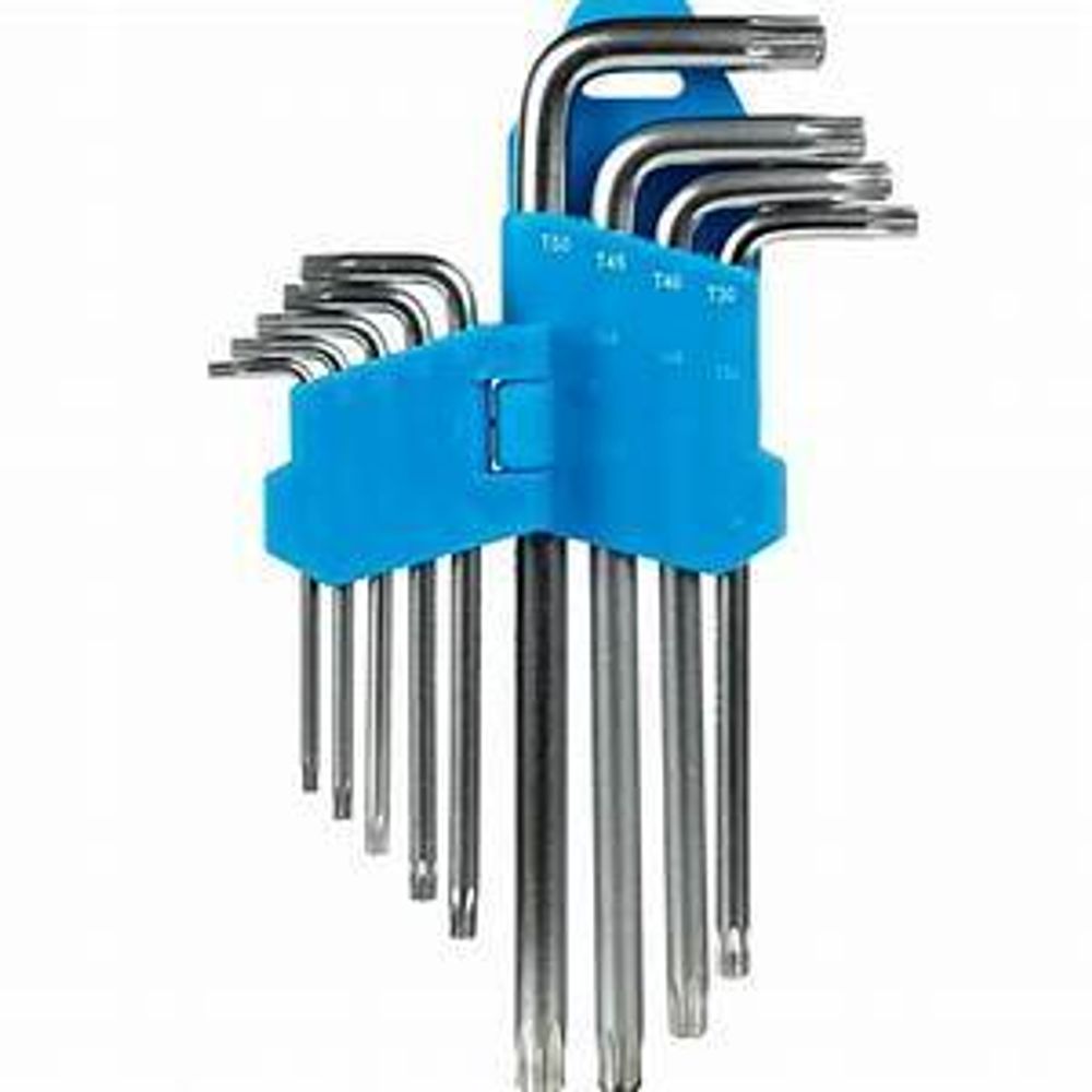 Набор ключей TORX 9 шт: T10,15,20,25,27,30,40,45,50// Sparta 112667