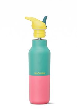Термобутылка Klean Kanteen Rise Vac Classic Flip Sport 16oz (473 мл) Turquoise Kaleidoscope