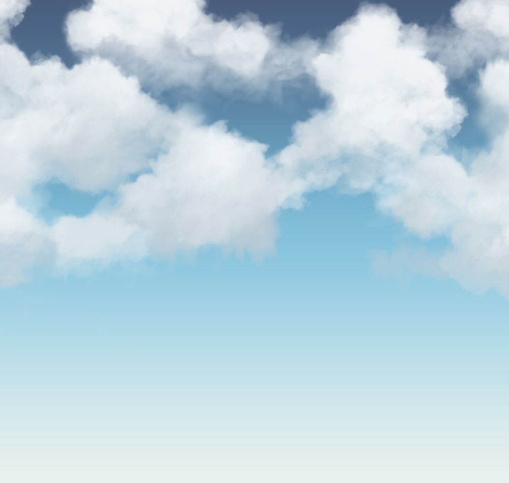 Пейзаж Облака панно