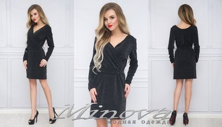 Платье 3088-1 (черный) Minova
