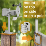 Погодная станция Bresser Comfort с наружным датчиком 5-в-1, черный