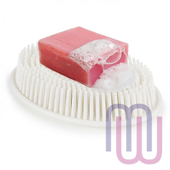 Мыльница Grassy белая