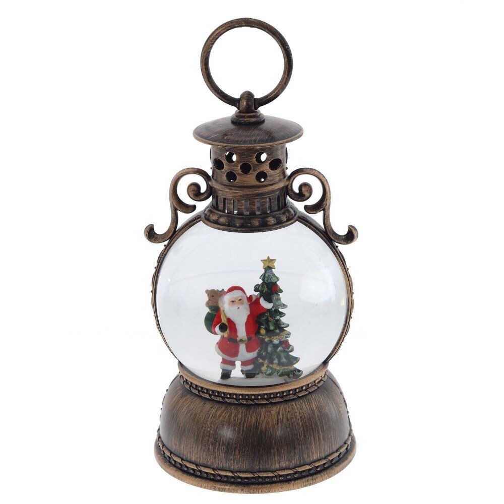 GAEM Изделие декоративное "Фонарь" (подсвет, муз, вьюга, 3хААА н/п +USB), D 10 см, L11 W11 H24 см