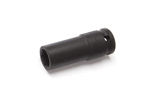 Головка ударная 24 мм (6-гр) торцовая 1/2 удлиненная (Дело Техники)