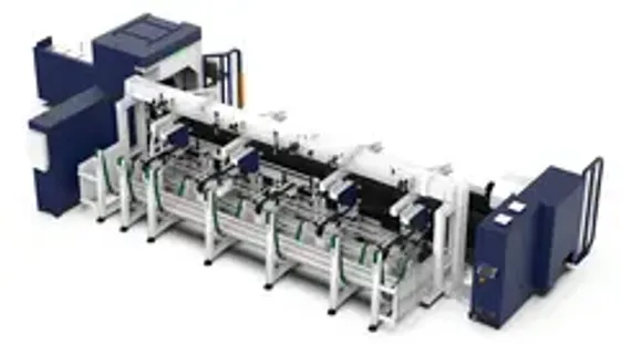 Базовый широкоформатный лазерный станок HSG Laser серии GFC для резки листового металла