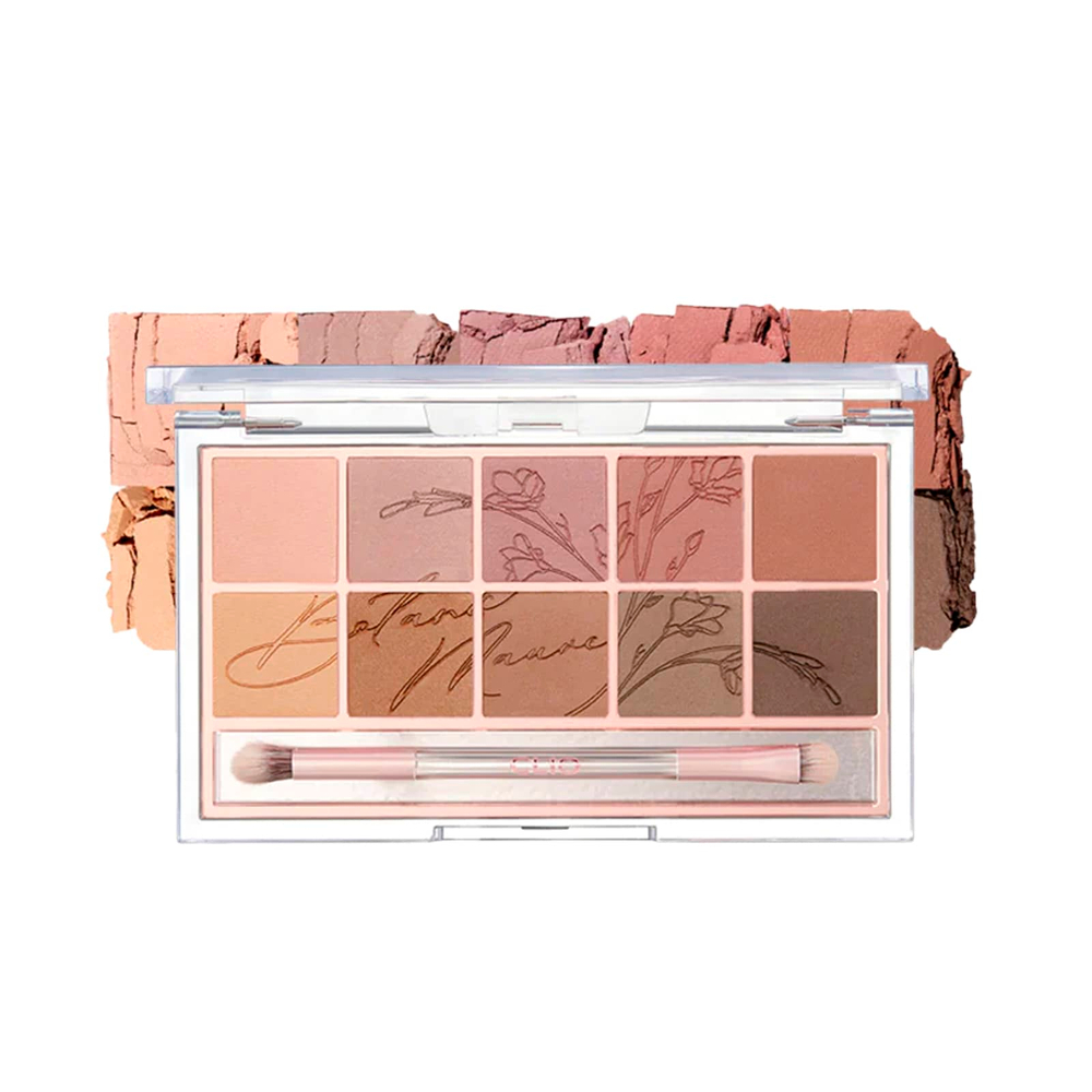 Clio, палитра теней для век, 09 ботанический розово-лиловый, 7 г (2,4 унции)