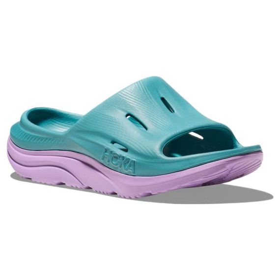 Hoka One One Ora Recovery Slide 3 'Purple Green'