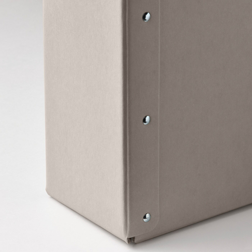 Набор папок IKEA NIMM (НИММ), Серо-бежевый, 25х30х10 см, 2 шт