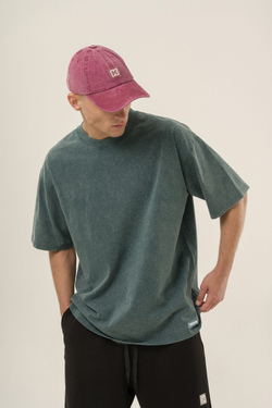 Футболка KUL'TURA "Premium" Garment Dyed Изумруд