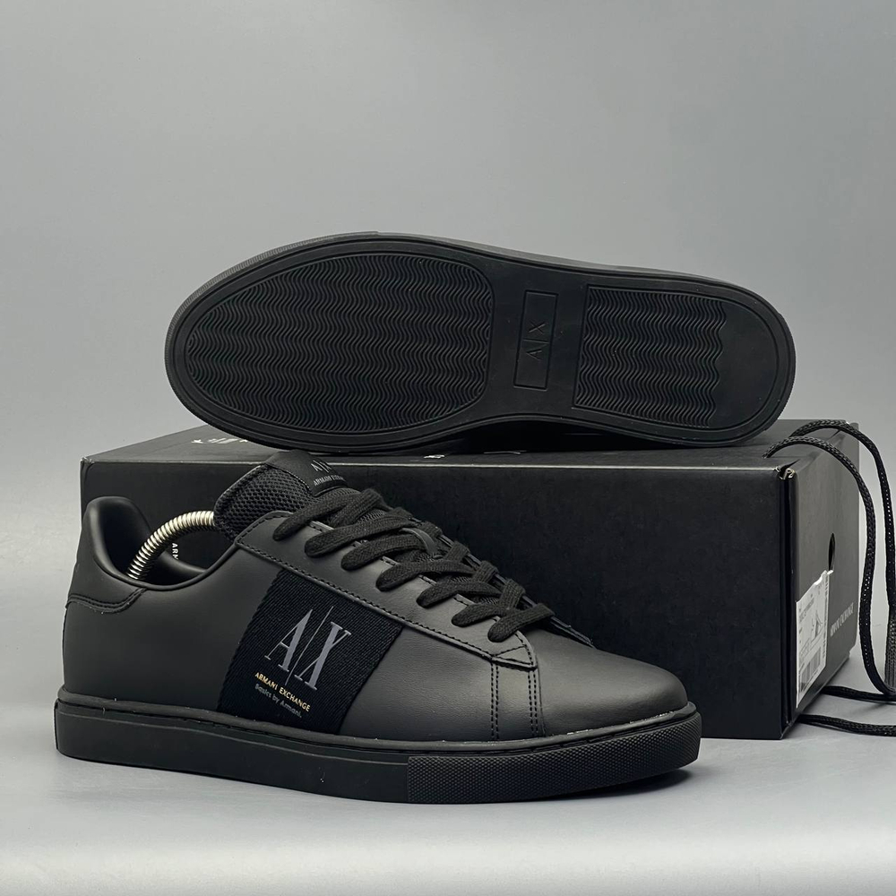 Обувь Armani Exhange #312 (черн.)