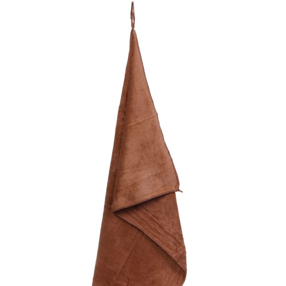 Полотенце кухонное «UNICO», 34*72 см, цвет коричневый, микрофибра 300 гр/м2