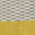 Набор из двух кухонных жаккардовых полотенец  оливкового цвета из коллекции essential, 50х70 см